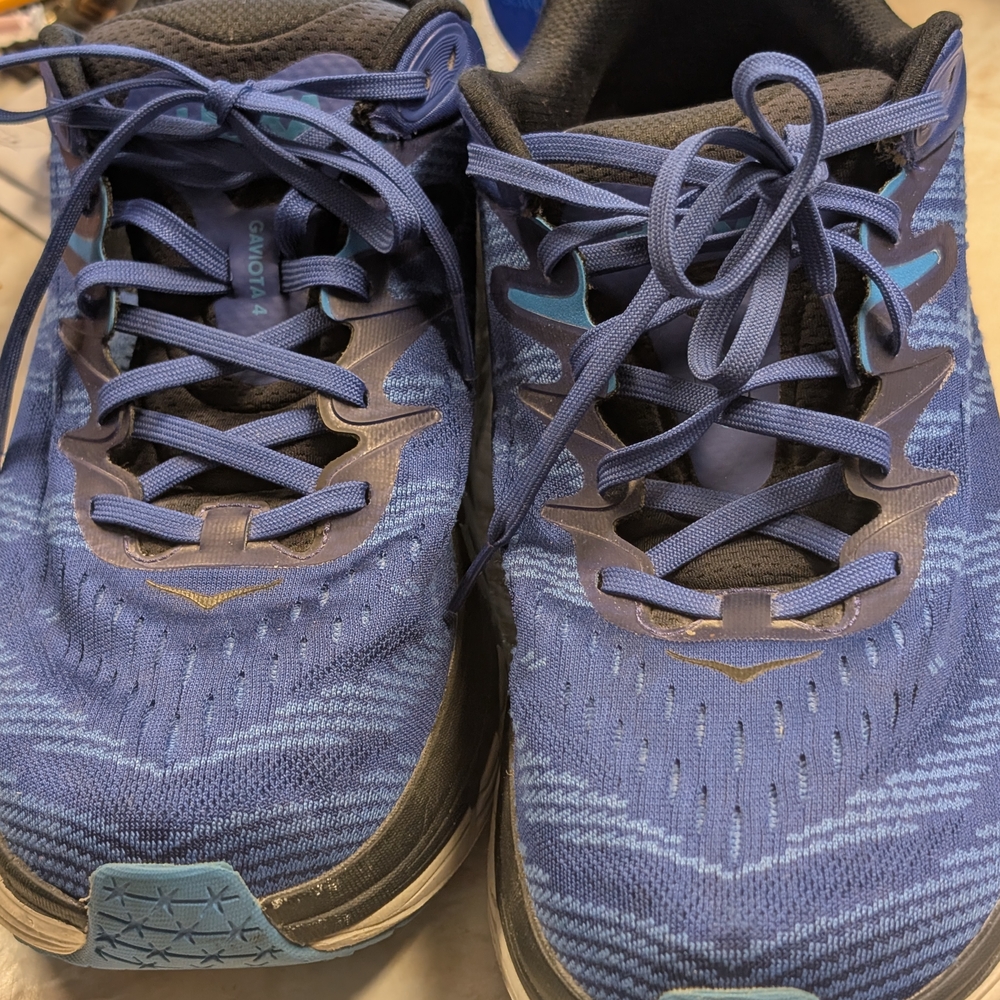 Hoka One One Blue Athletic Shoes